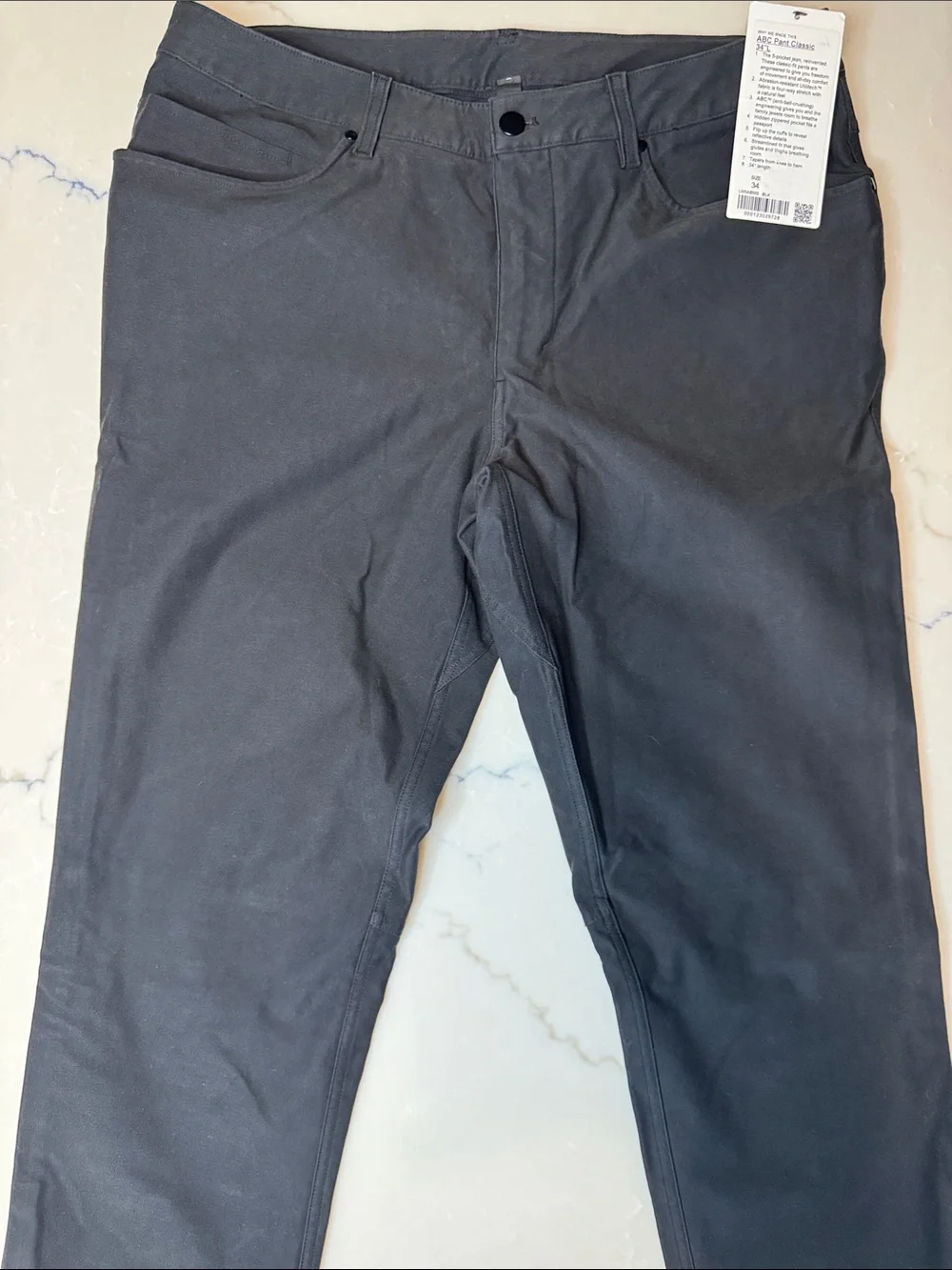 Lululemon ABC pant classic *utilitech 34x34 blk